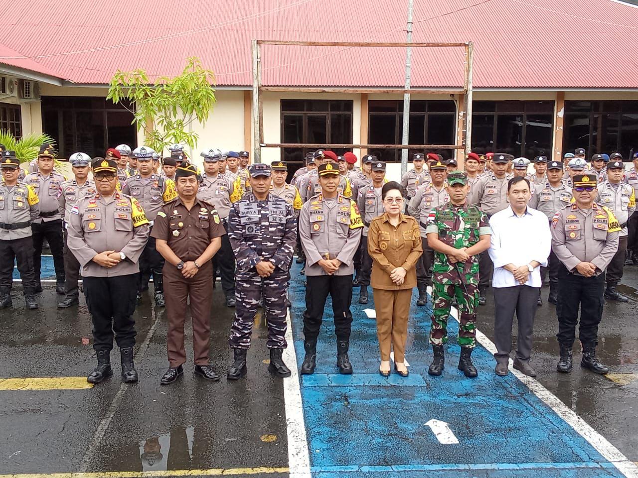 Bawaslu Sangihe Gelar Apel Siaga Pengawasan Masa Tenang Pemungutan